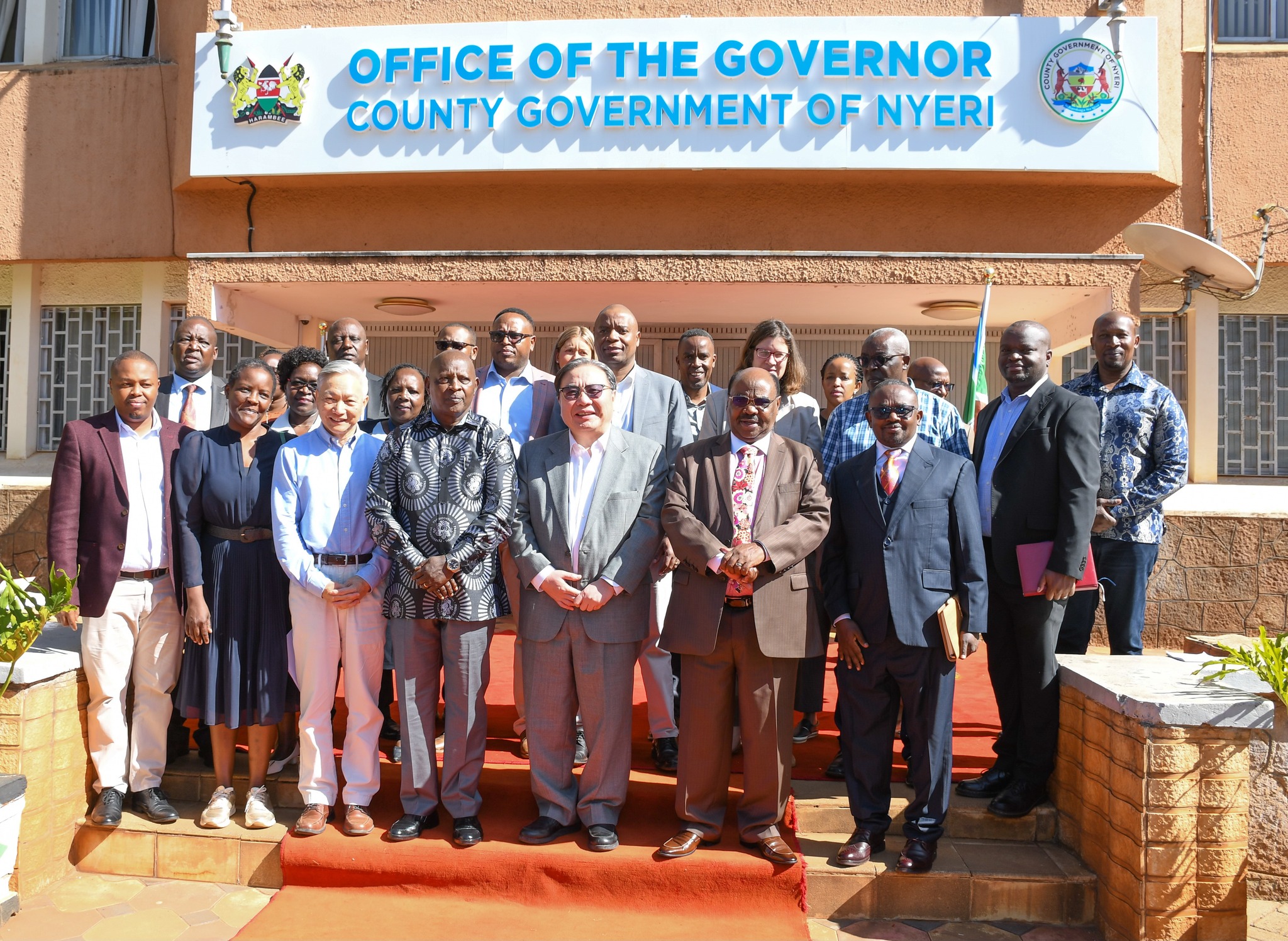 World Bank Senior Leadership Pays Courtesy Call on Nyeri Governor to Review Project Progress